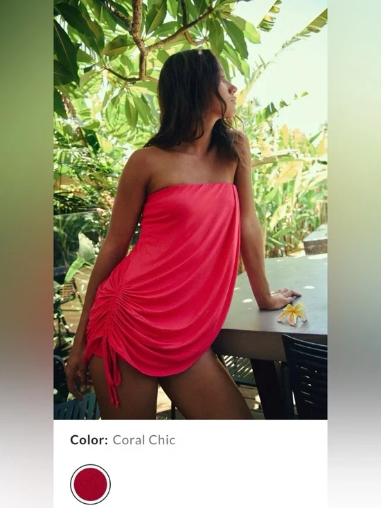 Free People Movement ~ Sasha Romper ~ Medium ~ Red/Rouge ~ * NWT - Picture 6 of 12